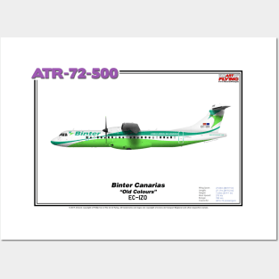 Avions de Transport Régional 72-500 - Binter Canarias "Old Colours" (Art Print) Posters and Art